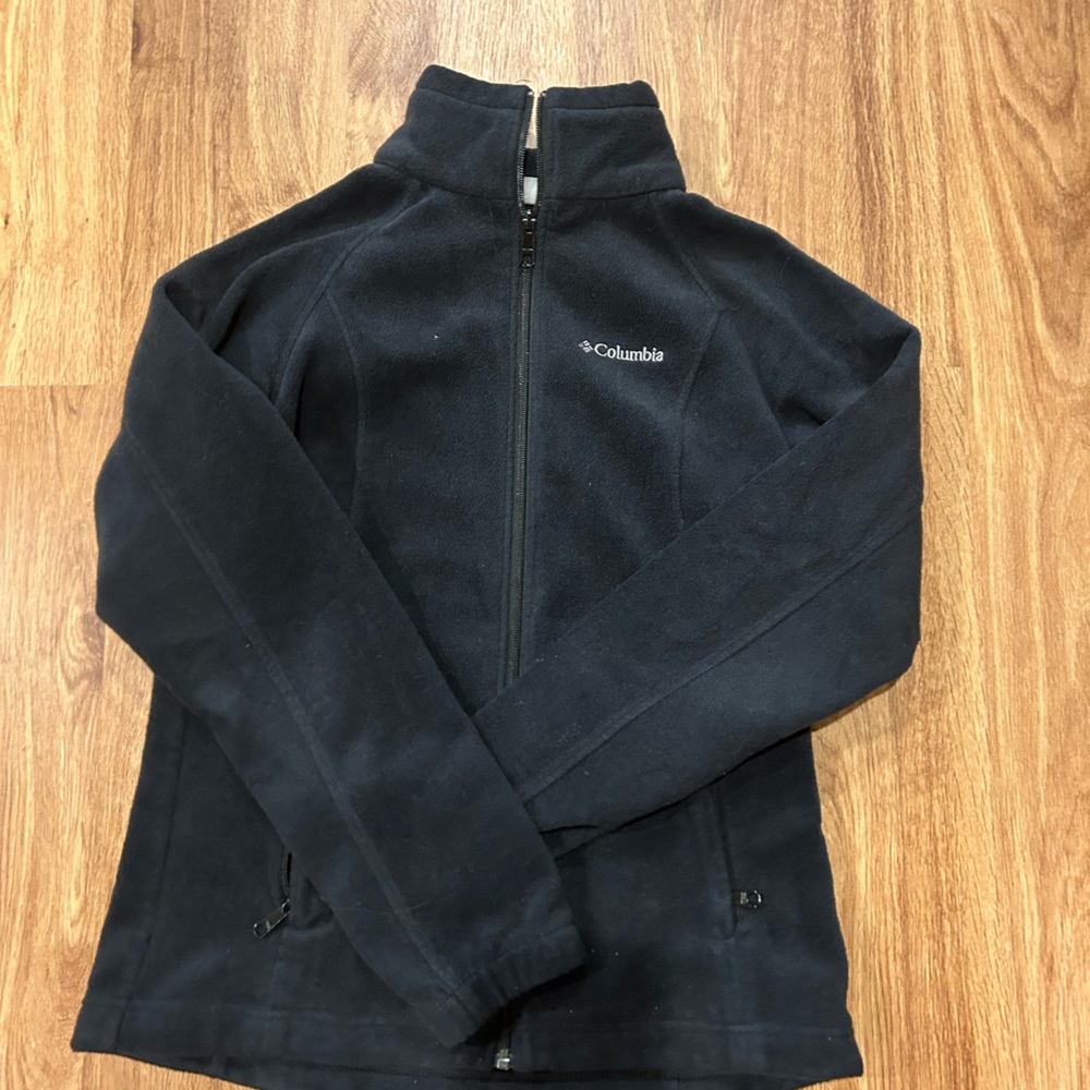 Black fleece jacket